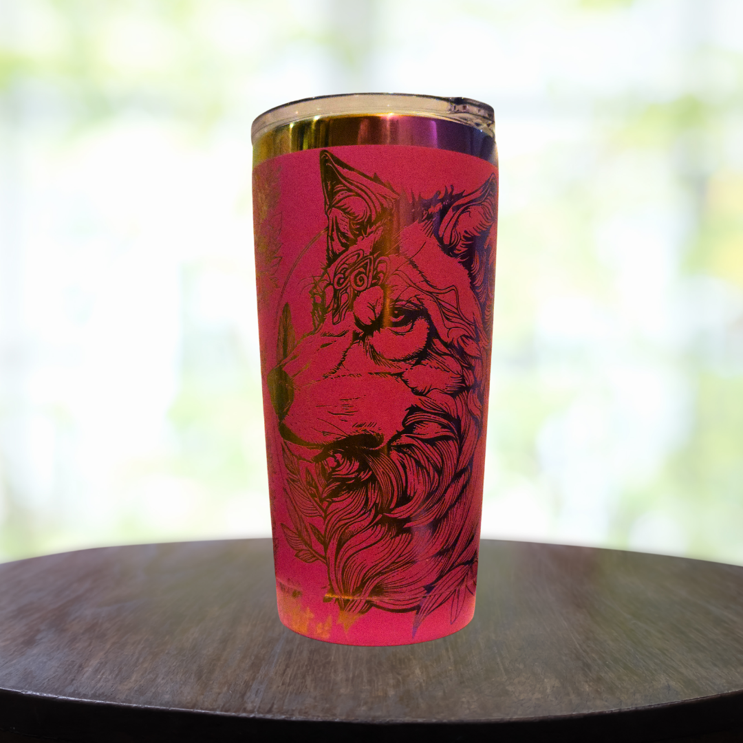 20oz Wolf Tumbler