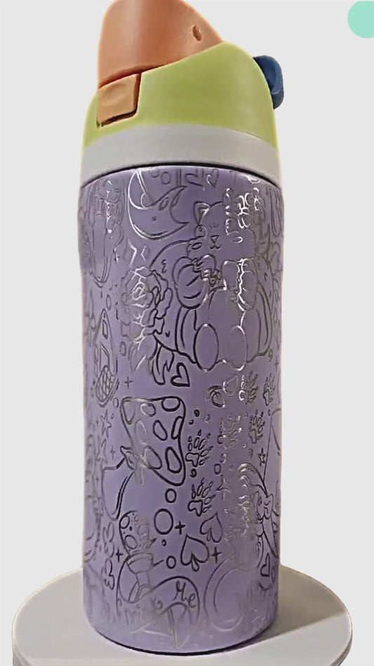 Wonderland-inspired 24oz tumbler