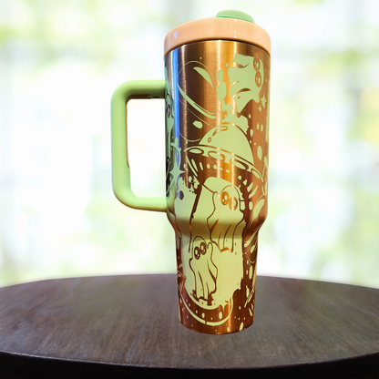 40oz Alien Ghost Tumbler