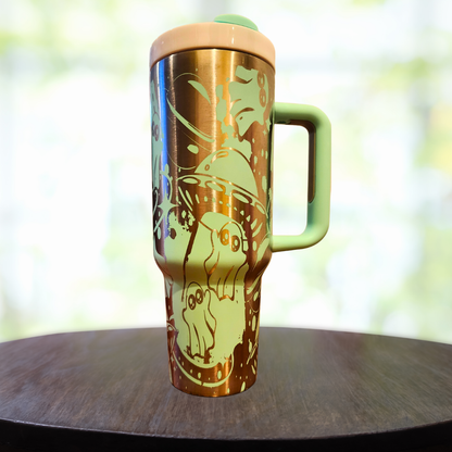 40oz Alien Ghost Tumbler