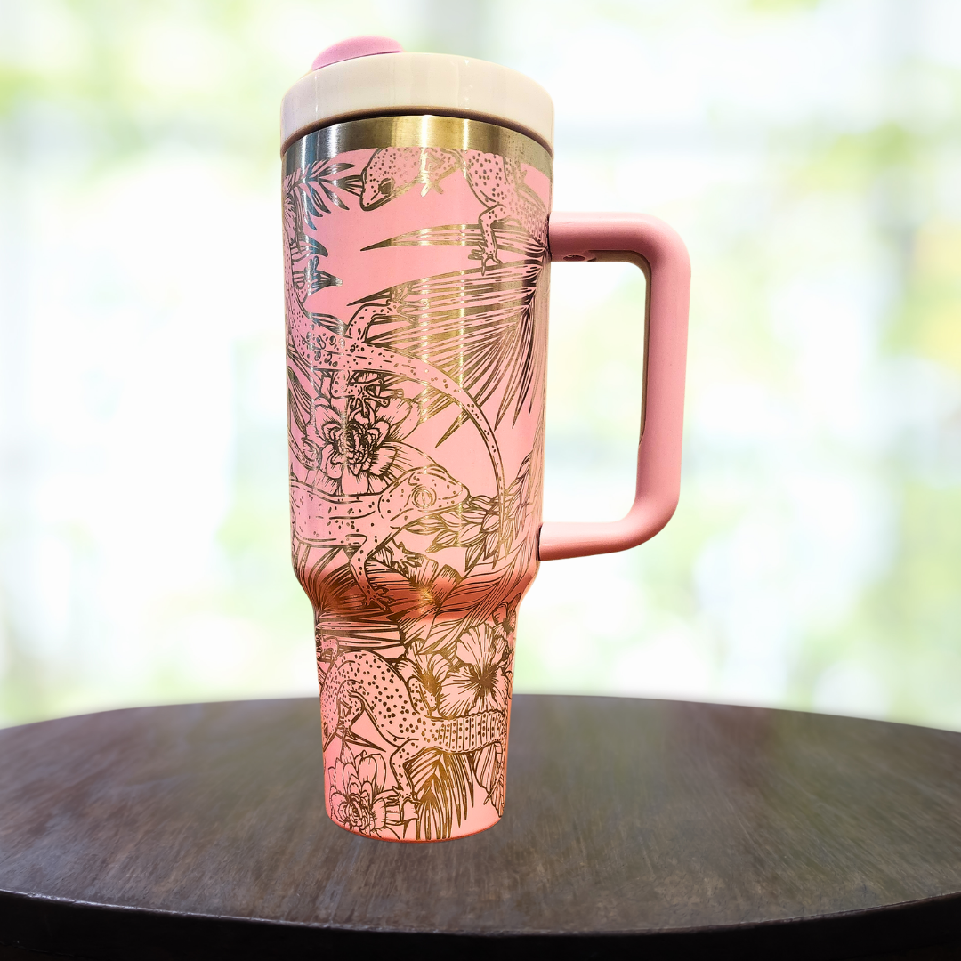 40oz Gecko Tumbler