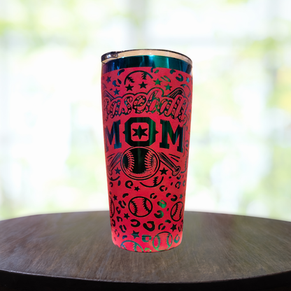 20oz Baseball Mom Tumbler