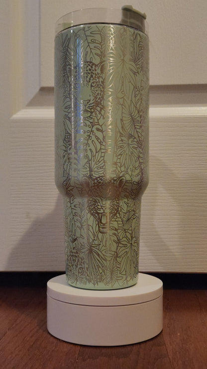 40oz Jungle Themed Tumbler
