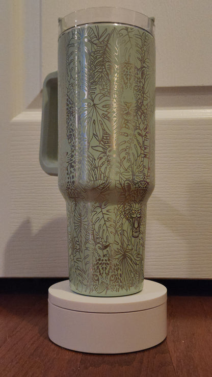 40oz Jungle Themed Tumbler