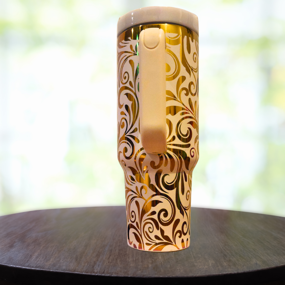 40oz Filigree Tumbler