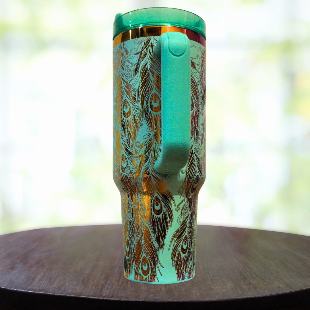 40oz Peacock