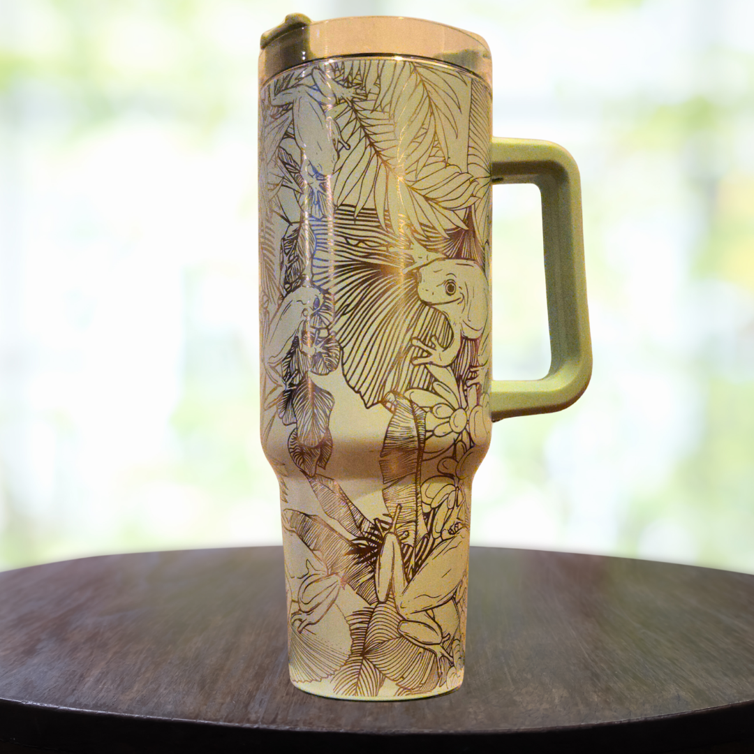 40oz Tree Frog Tumbler