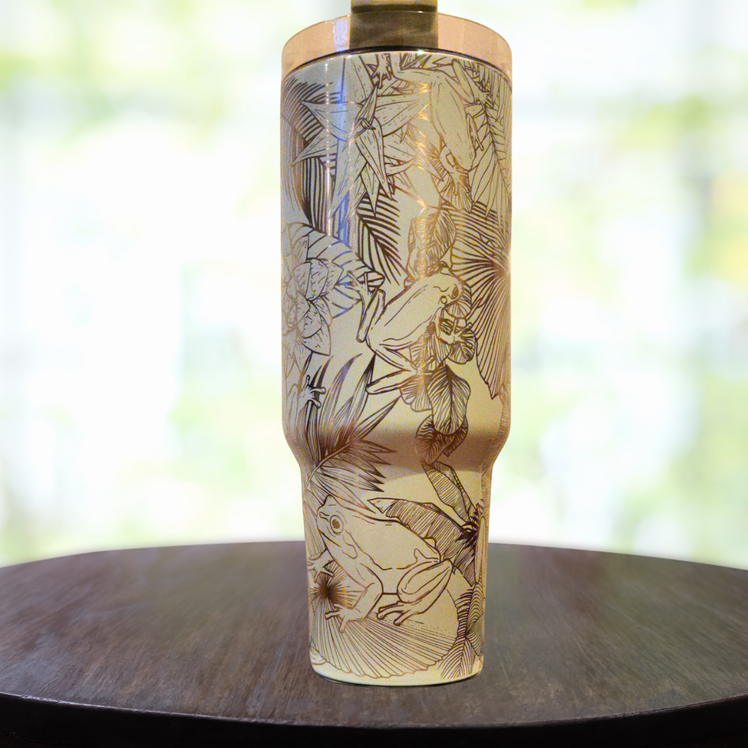 40oz Tree Frog Tumbler