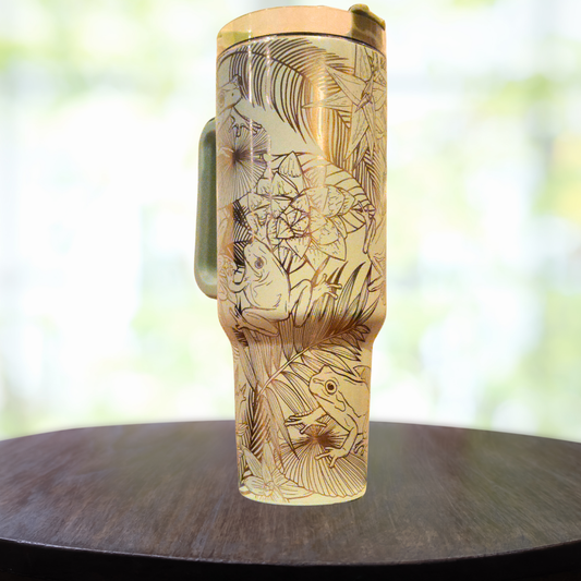 40oz Tree Frog Tumbler