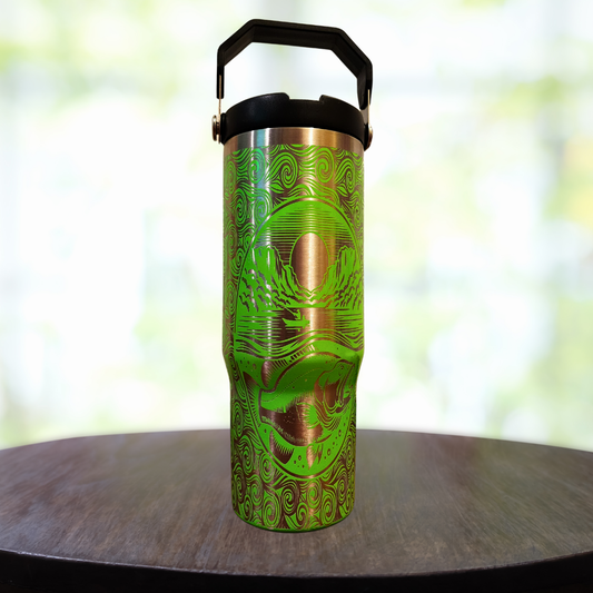 30oz Swing Handle Alien Tumbler