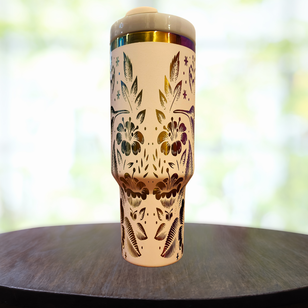 40oz Hummingbird Tumbler