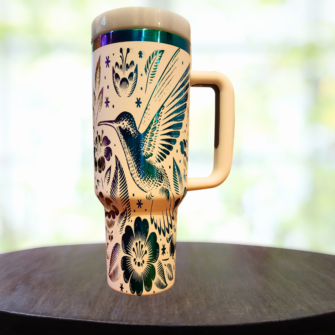 40oz Hummingbird Tumbler