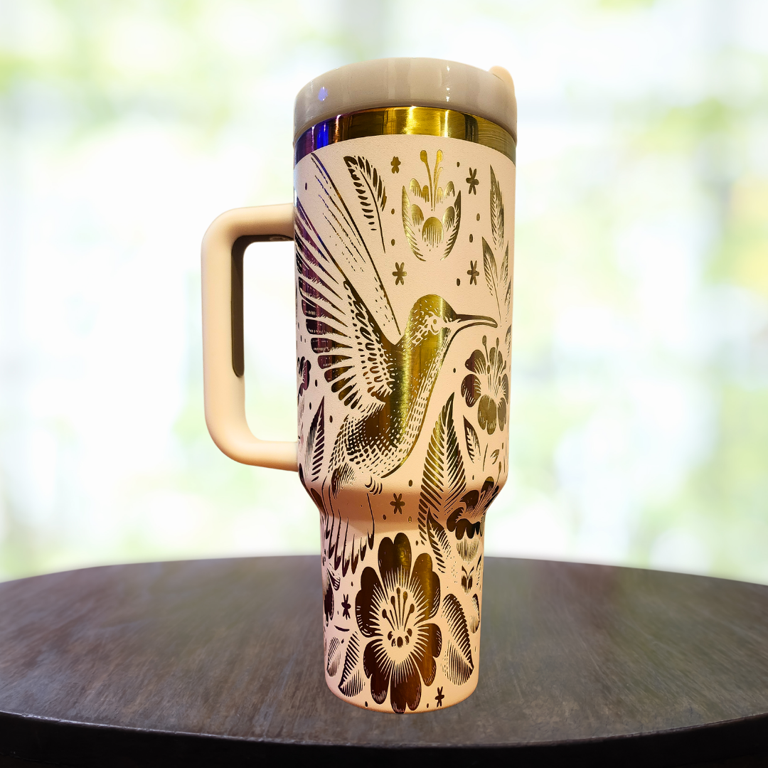 40oz Hummingbird Tumbler