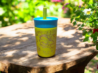 12oz Kid’s Leakproof Spidey Green Tumbler