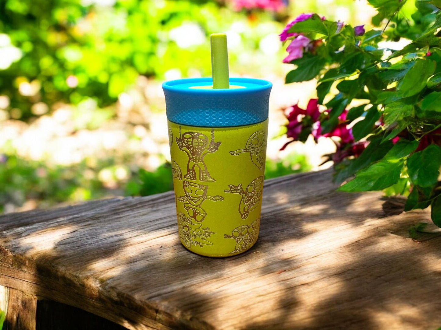 12oz Kid’s Leakproof Spidey Green Tumbler