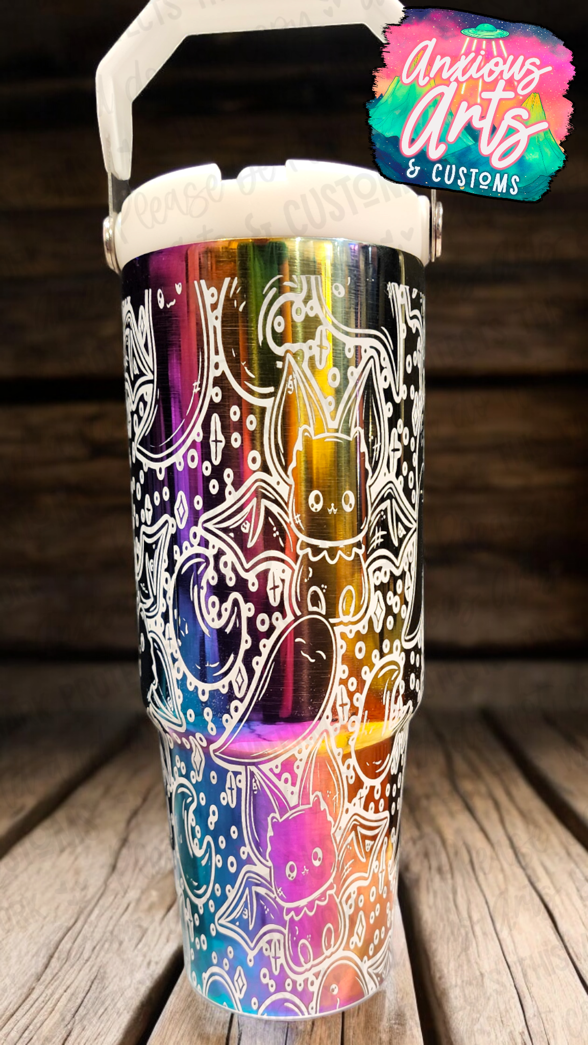 30oz Halloween Swing Handle Tumbler